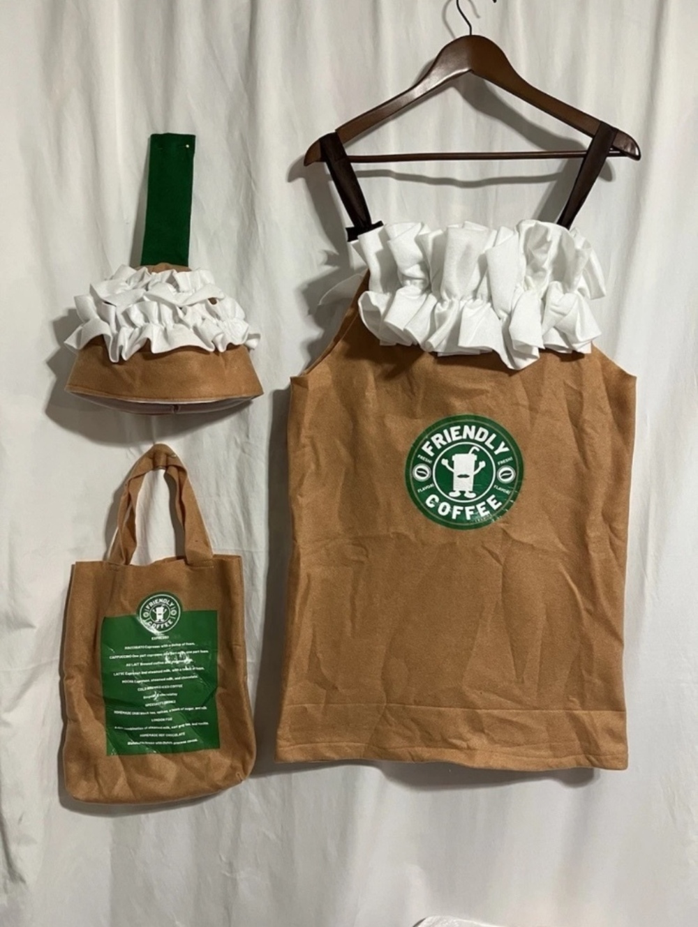Coffee 8to10 kids FF884 Hat & bag